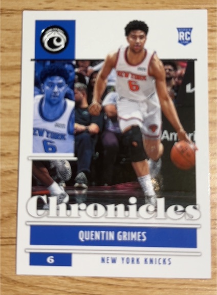 2021 Panini Chronicles #6 Quentin Grimes — front