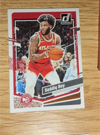 2022 Donruss #176 Saddiq Bey — front