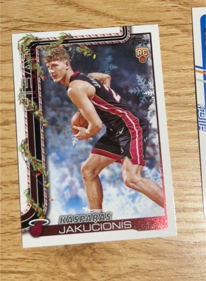 2021 Topps Kasparas Jakucionis Rookie Card — front
