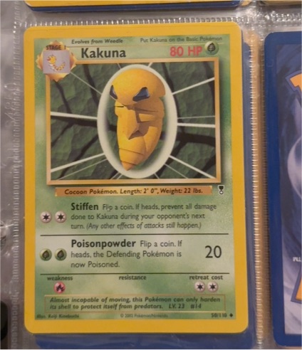 1999 Pokémon #14 Kakuna — front