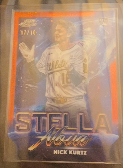 2022 Topps Chrome Stella Nova #STN-NK Nick Kurtz — front
