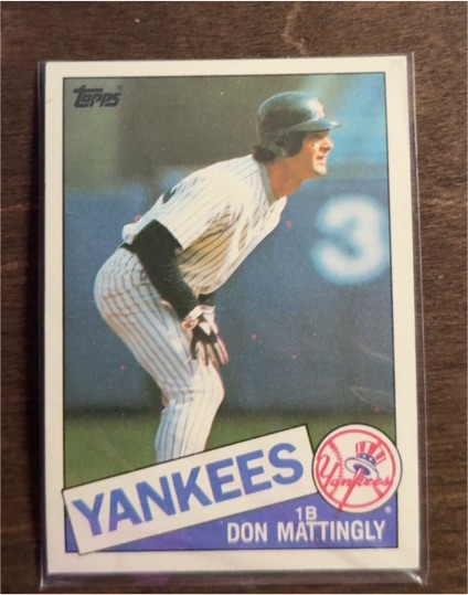1985 Topps #300 Don Mattingly — front