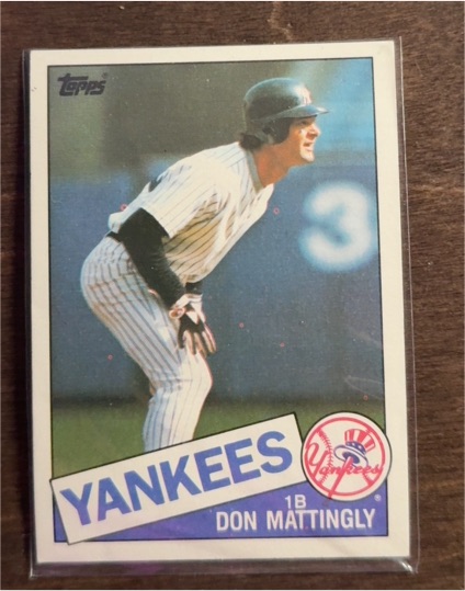 1984 Topps #300 Don Mattingly — front