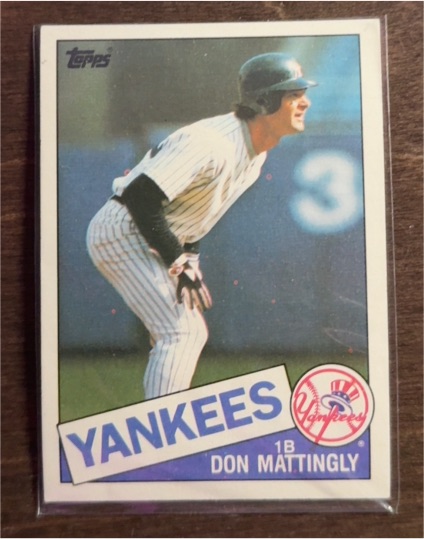 1984 Topps #300 Don Mattingly — front