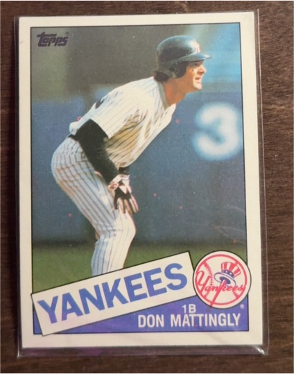 1984 Topps #300 Don Mattingly — front