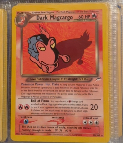 2000 Nintendo, Creatures, GAMEFREAK #18 Dark Magcargo — front