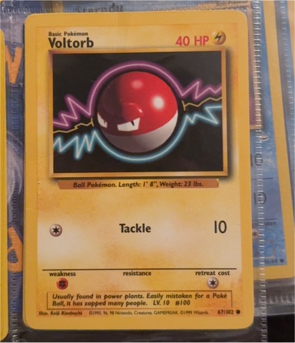 1999 Pokémon #71 Voltorb — front