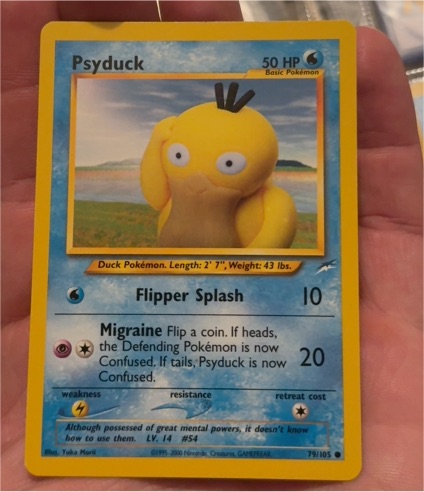 1995 Pokémon #79 Psyduck — front