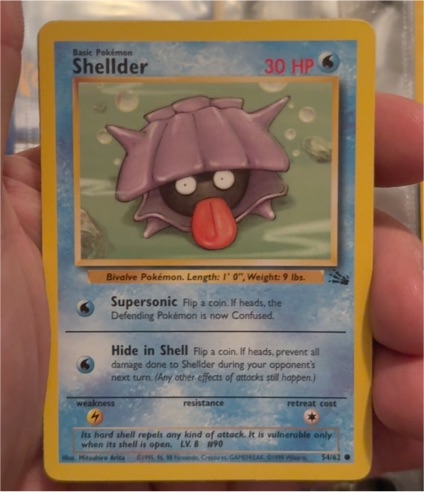 1999 Pokémon #54 Shellder — front