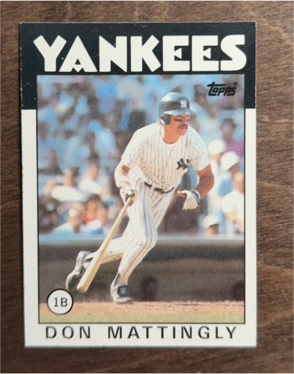 1984 Topps #1 Don Mattingly — front