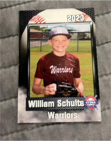 2023 CFBBA William Schulte — front