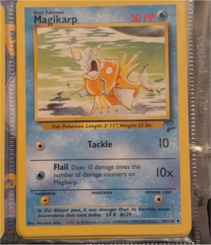 1999 Pokémon #50 Magikarp — front