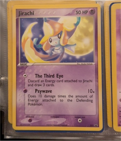 2004 Pokémon #21 Jirachi — front