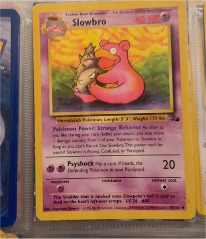 1995 Pokémon #39 Slowbro — front