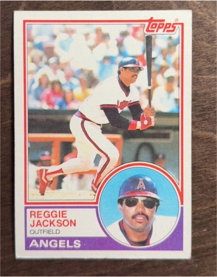 1983 Topps #300 Reggie Jackson — front