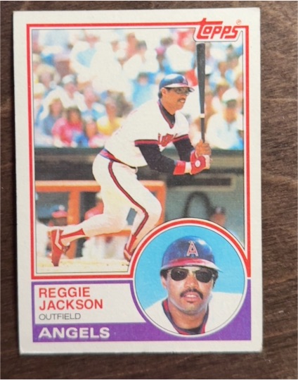 1983 Topps #300 Reggie Jackson — front
