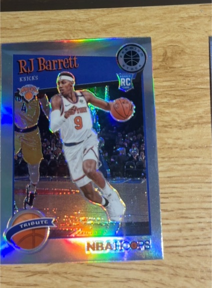 2019 Panini NBA Hoops Tribute #TR-1 RJ Barrett — front