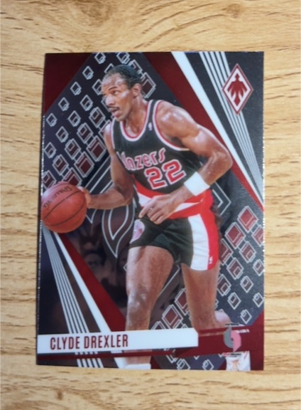 1991 Fleer #22 Clyde Drexler — front