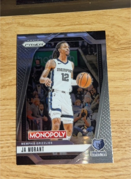 2021 Panini Prizm #243 Ja Morant Monopoly — front