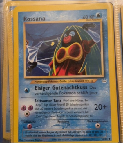 1996 Pokémon #44 Rossana — front
