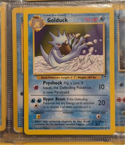 2002 Pokémon #43 Golduck — front