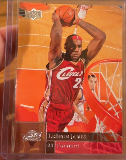 2003 Upper Deck #23 LeBron James — front