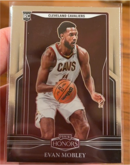 2021 Panini Honors Evan Mobley Rookie Card — front