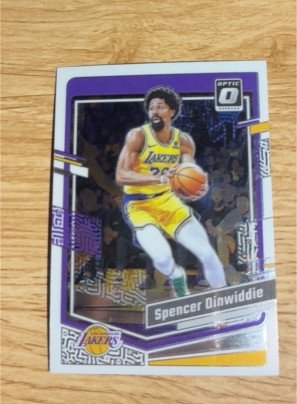 2022 Donruss Optic #204 Spencer Dinwiddie — front