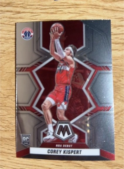 2021 Panini Mosaic NBA Debut Corey Kispert — front