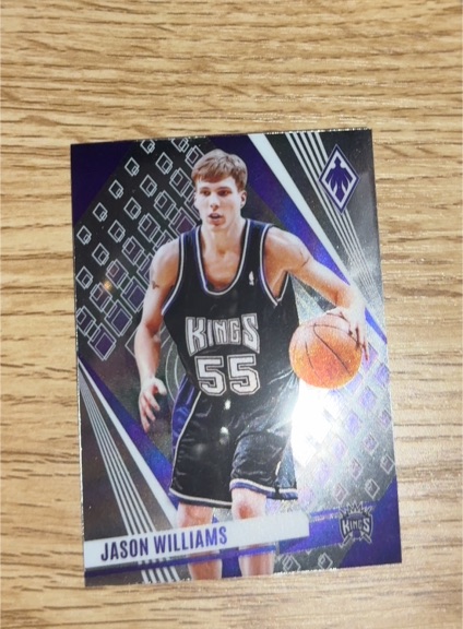 1998 Fleer Jason Williams #55 Sacramento Kings — front
