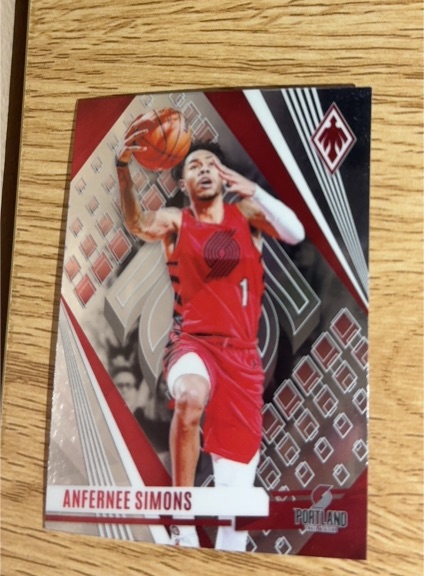2020 Panini NBA Hoops #70 Anfernee Simons — front