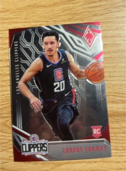 2018 Panini NBA Hoops #20 Landry Shamet — front