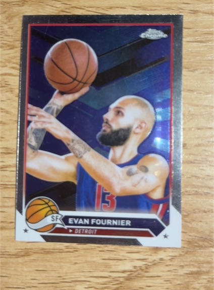 2022 Topps Chrome #13 Evan Fournier — front