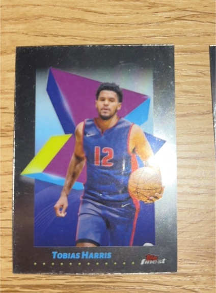 2019 Topps Finest #12 Tobias Harris — front