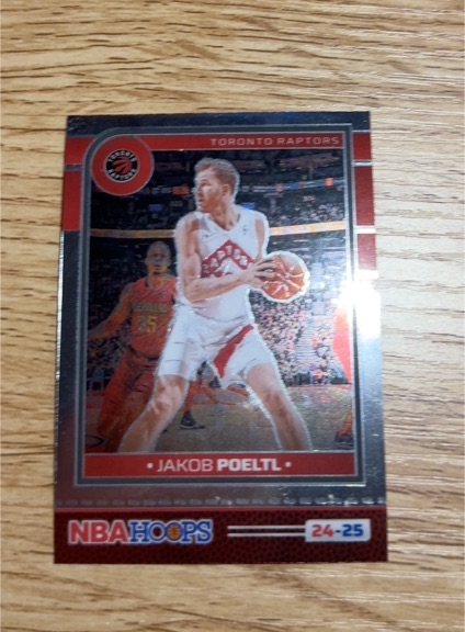 2024 NBA Hoops #24-25 Jakob Poeltl — front