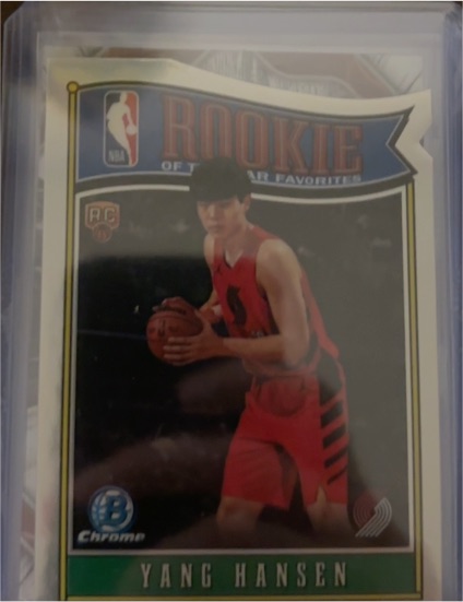 2019 Bowman Chrome Rookie Yang Hansen — front