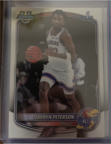 2022 Topps Chrome #1 Darryn Peterson — front