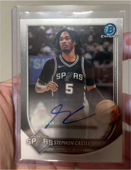 2022 Bowman Chrome #5 Stephon Castle — front