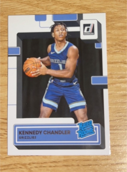 2022 Donruss #1 Kennedy Chandler — front