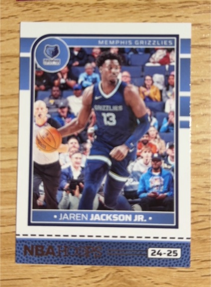 2021 Panini NBA Hoops #24 Jaren Jackson Jr. — front