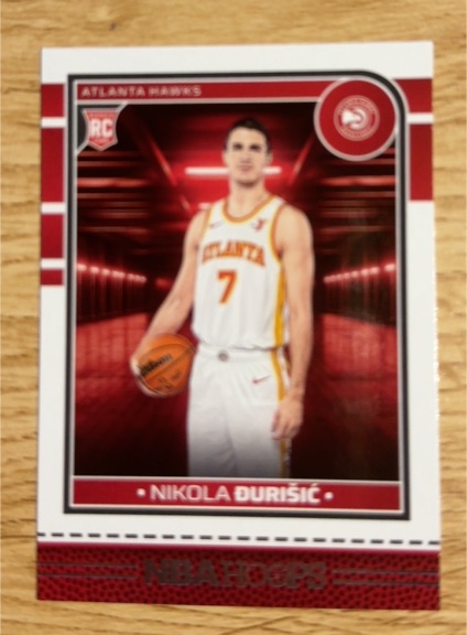 2023 Panini NBA Hoops #RC Nikola Durisic — front
