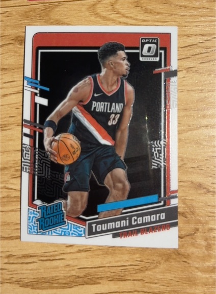 2022 Donruss Optic #33 Toumani Camara — front