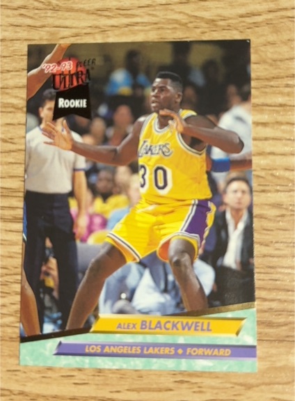 1992-93 Ultra Fleer Rookie Alex Blackwell — front