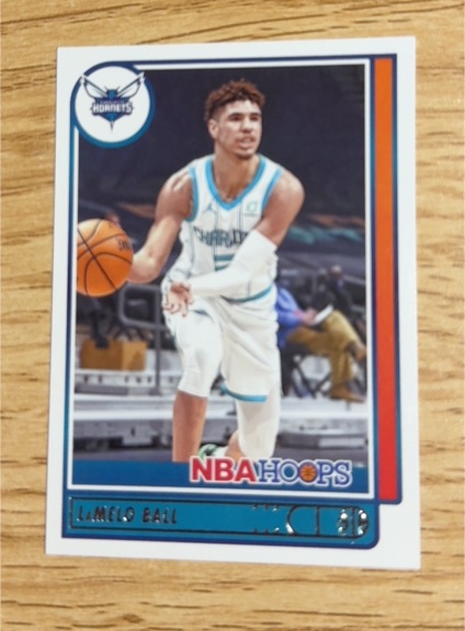 2021 NBA Hoops #218 LaMelo Ball — front
