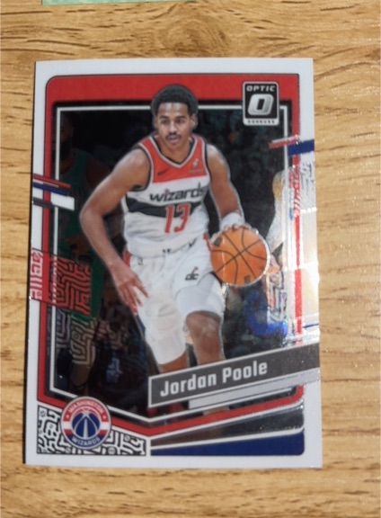 2022 Donruss Optic #120 Jordan Poole — front