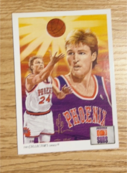 1990 The Collector's Choice Jeff Hornacek Phoenix Suns — front