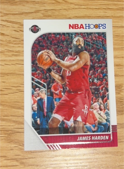 2018 NBA Hoops #10 James Harden — front