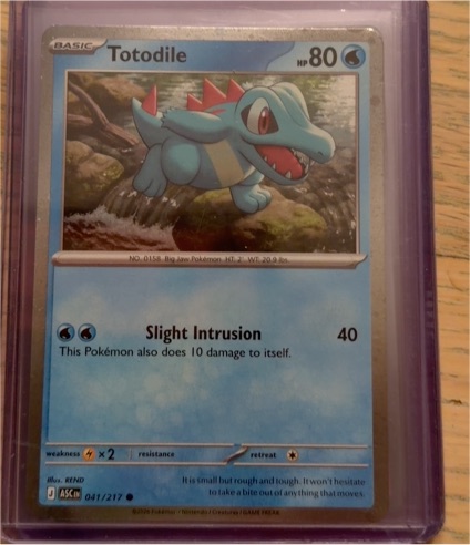 2015 Pokemon XY Ancient Origins #041 Totodile — front