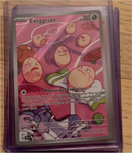 2020 Pokémon SWSH Darkness Ablaze #192 Exeggcute — front
