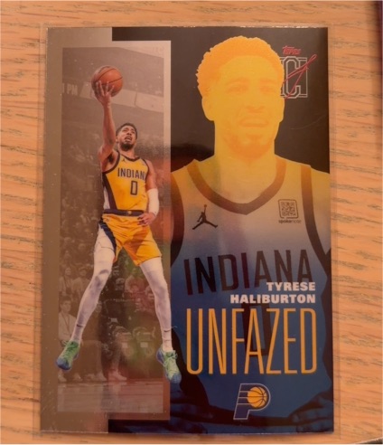 2022 Topps NBA Unfazed Tyrese Haliburton — front